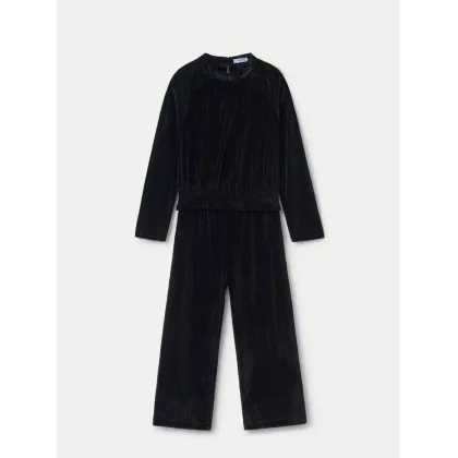 Zdjęcie Mayoral Komplet bluzka i spodnie 7553 Czarny Regular Fit