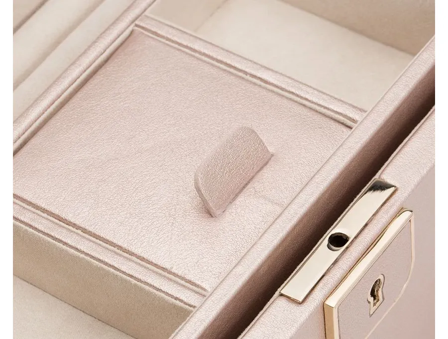 obrazek 5 Skórzany kuferek na biżuterię Palermo Rose Gold