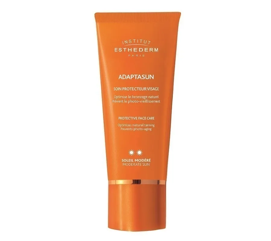 obrazek 1 Institut Esthederm Adaptasun Krem ochronny do twarzy przyspieszający opalanie, Skóra normalna 50 ml
