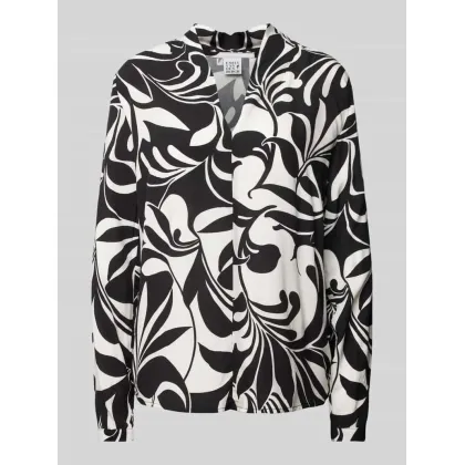 Zdjęcie Bluzka o kroju regular fit z dekoltem w serek