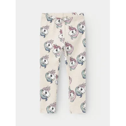Zdjęcie NAME IT Legginsy 13233941 Écru Regular Fit