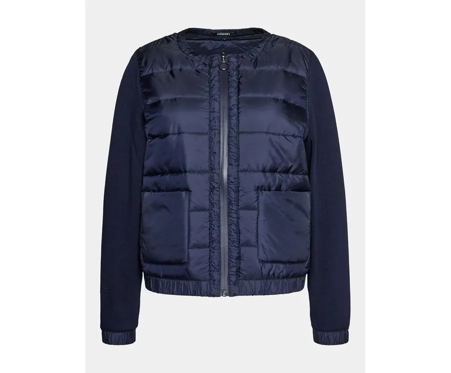 obrazek 1 Olsen Kurtka bomber 15001401 Granatowy Regular Fit