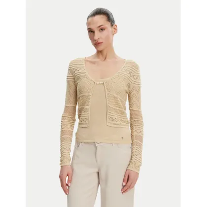 Zdjęcie Guess Kardigan W5GR15 Z3E22 Beżowy Regular Fit