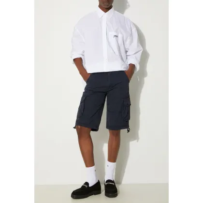 Zdjęcie Alpha Industries szorty bawełniane Alpha Industries Jet Short 191200 07 kolor granatowy 191200.07-GRANATOWY