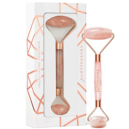 Zdjęcie Crystallove Masażer do twarzy z Kwarcu Różowego