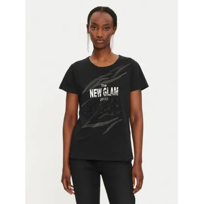 Zdjęcie Liu Jo T-Shirt TF4205 JS923 Czarny Regular Fit