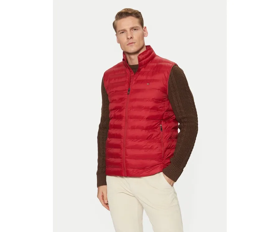 obrazek 1 Tommy Hilfiger Kamizelka MW0MW37677 Czerwony Regular Fit