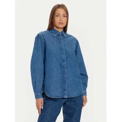 Zdjęcie Pepe Jeans Koszula jeansowa Charlie PL304962 Niebieski Loose Fit