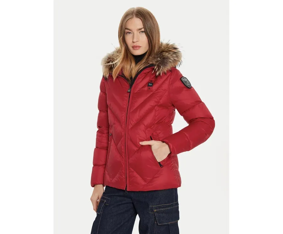 obrazek 1 Blauer Kurtka puchowa 24WBLDC03051 Czerwony Regular Fit