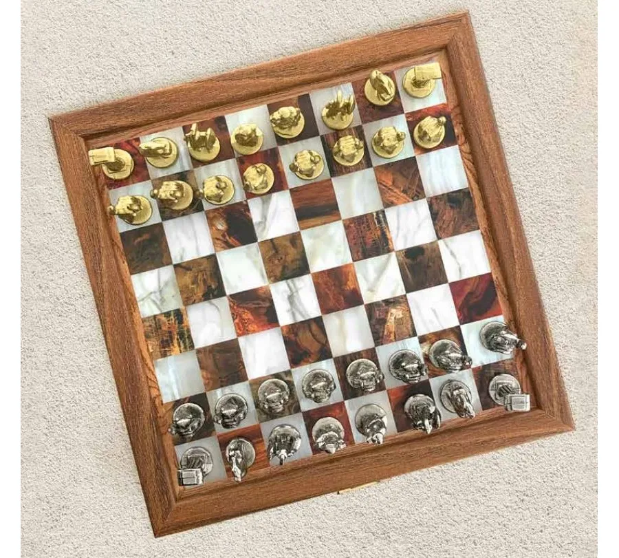 obrazek 3 Oryginalny komplet szachowy z greckimi figurami