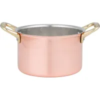 Zdjęcie Głęboki rondel z 2 uchwytami średnica 10cm - Cu Artigiana