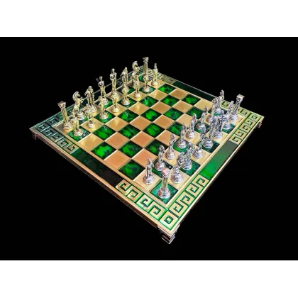Zdjęcie Charakterystyczny komplet szachowy w stylu greckim - The Chess Empire
