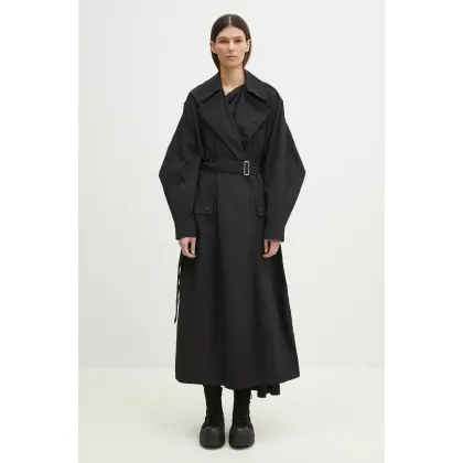Zdjęcie Kenzo płaszcz damski kolor czarny przejściowy FF52MA2249OK.99