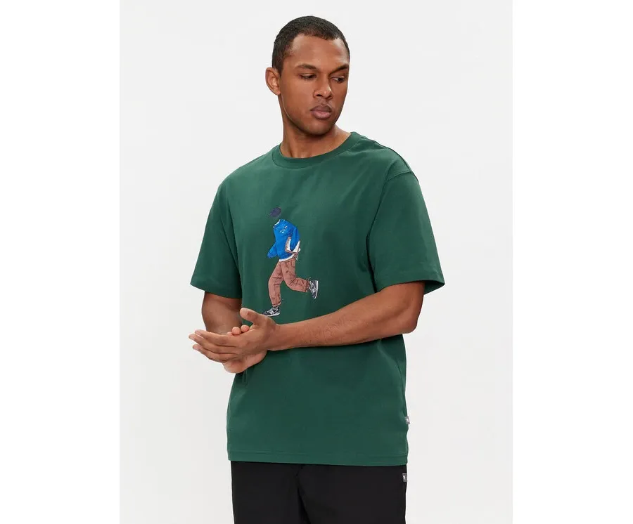 obrazek 1 New Balance T-Shirt Athletics MT41579 Zielony Relaxed Fit