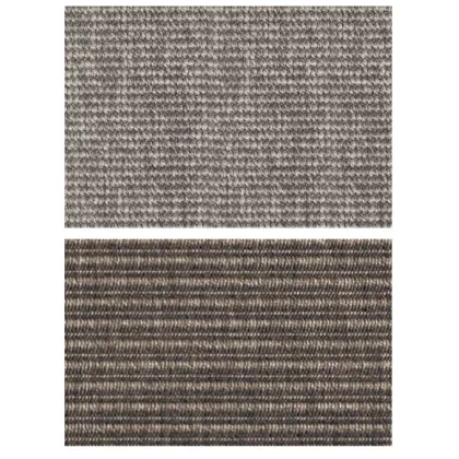 Picture Polypropylene carpet woven on a loom, with various types of trim