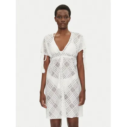 Zdjęcie Iconique Sukienka plażowa IC25-021 Biały Relaxed Fit