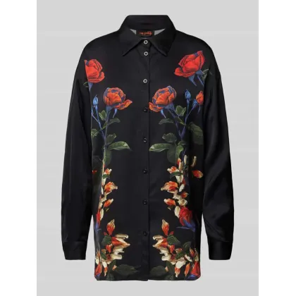 Zdjęcie Bluzka o kroju regular fit z listwą guzikową na całej długości