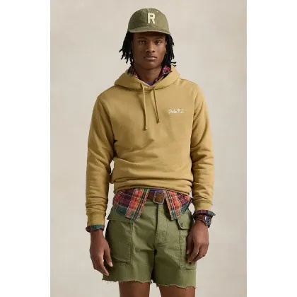 Zdjęcie Polo Ralph Lauren bluza męska kolor beżowy z kapturem z nadrukiem 710958449