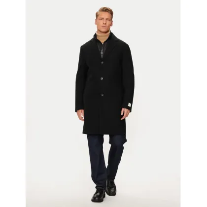 Zdjęcie Calvin Klein Płaszcz wełniany K10K113270 Czarny Regular Fit