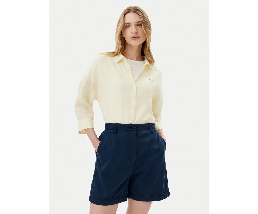 obrazek 1 Tommy Hilfiger Koszula WW0WW46169 Żółty Loose Fit