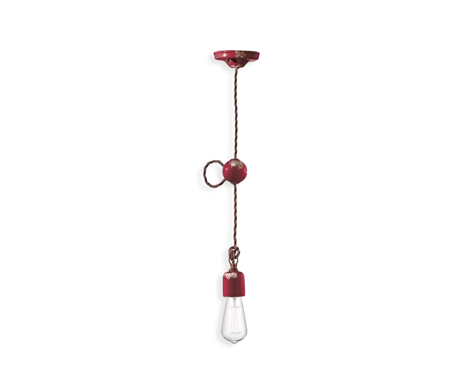 obrazek 8 Minimalistyczna w formie włoska lampa wisząca w stylu vintage