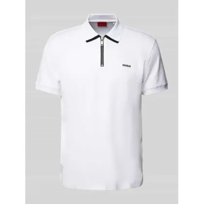 Zdjęcie Koszulka polo o kroju straight fit z paskami w kontrastowym kolorze model ‘Dalomino’