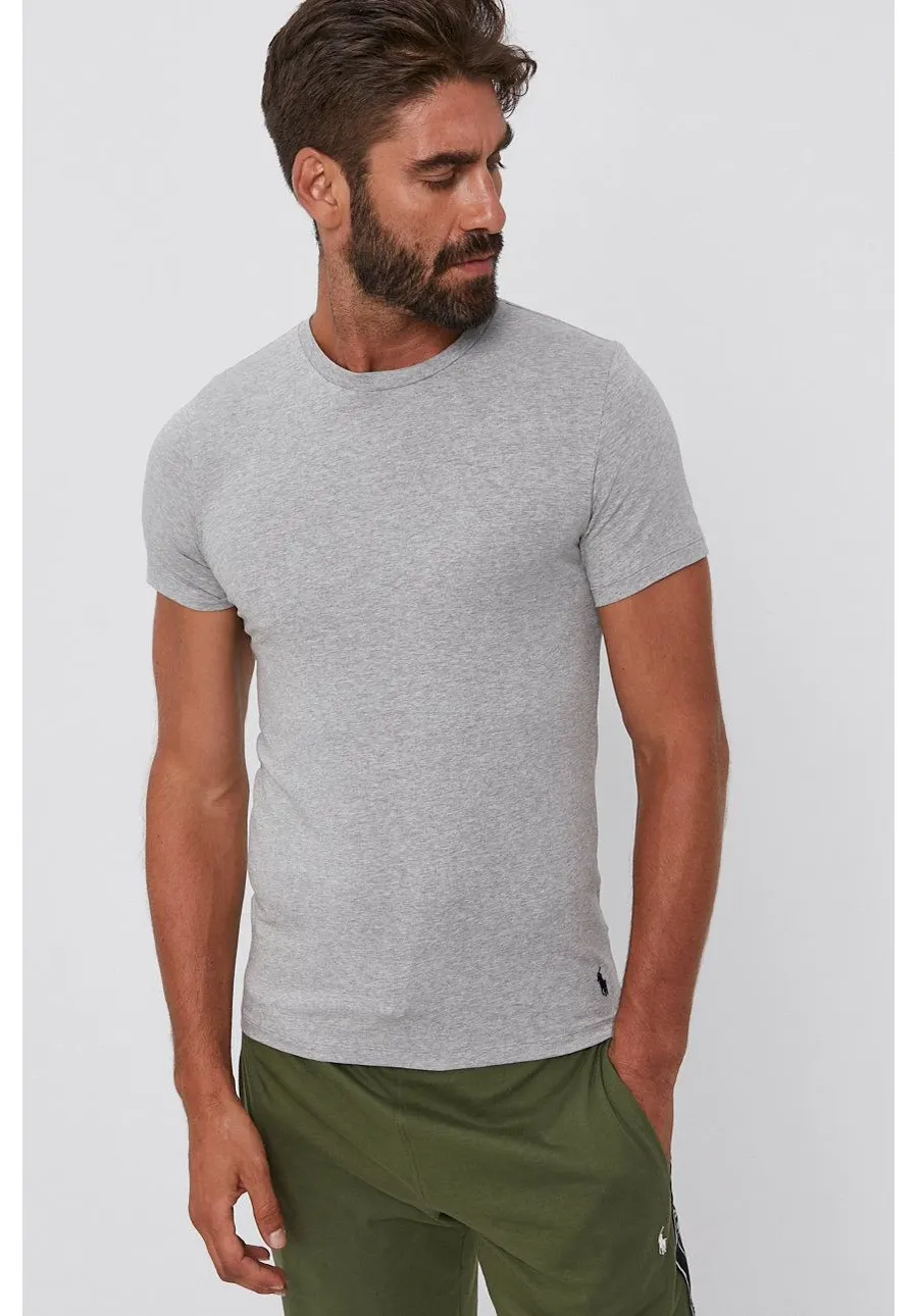 obrazek 1 Polo Ralph Lauren T-shirt (2-pack) 714835960003 męski kolor szary gładki