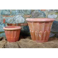 Picture A decorative flowerpot made of Italian terracotta - Fornace Masini