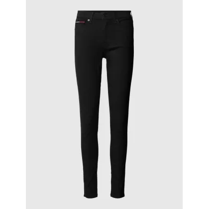Zdjęcie Jeansy ze średnim stanem o kroju skinny fit z naszywką z logo model ‘NORA’