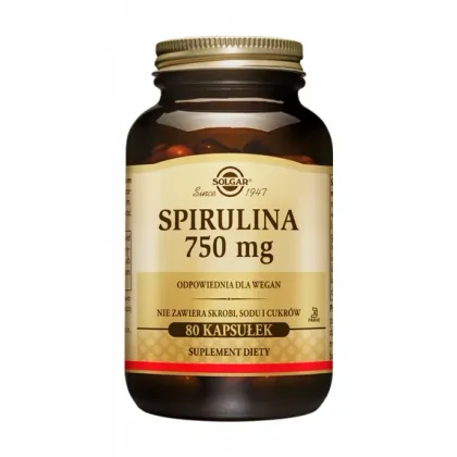 Zdjęcie Solgar Spirulina 750 mg kapsułki