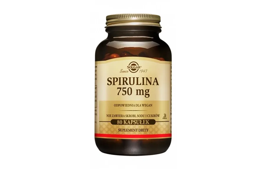 obrazek 1 Solgar Spirulina 750 mg kapsułki