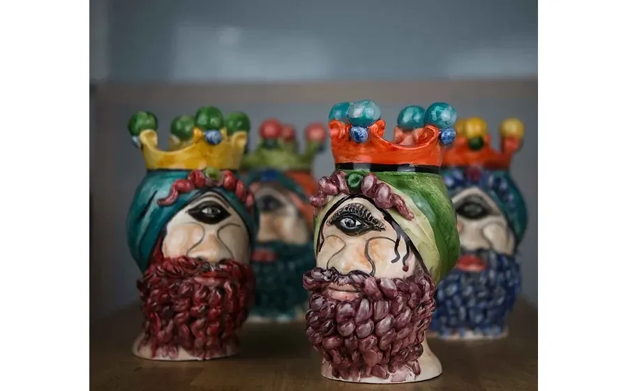 obrazek 2 Stylowa głowa Polifema – postaci z mitologii greckiej
