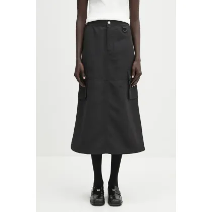 Zdjęcie Carhartt WIP spódnica Irwin Skirt kolor czarny midi prosta I034502