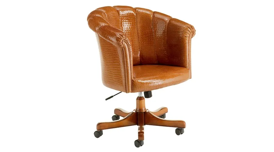 obrazek 1 Elegancki fotel obrotowy ze skóry Luxor