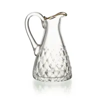 Picture An elegant crystal jug with a gold finish from the timeless Palazzo Gold – Vista Alegre collection