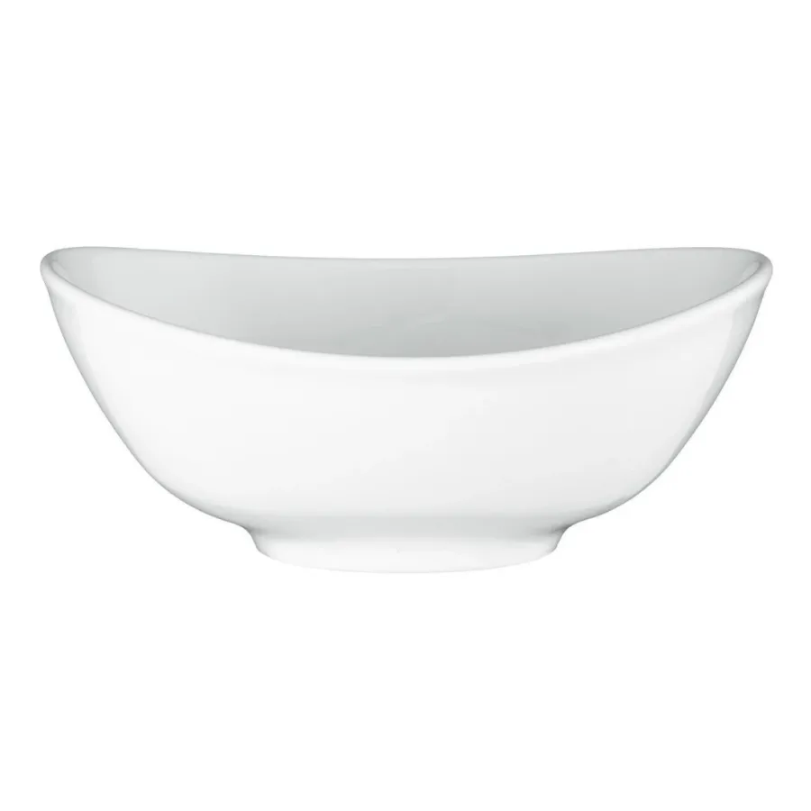 obrazek 1 Piękna porcelanowa owalna miska do zupy 16 cm w stylu nowoczesnym - Seltmann Weiden