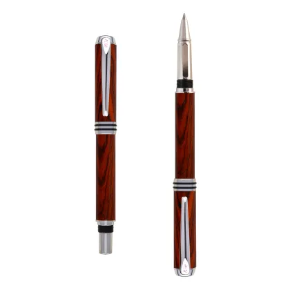 Picture Luxurious Cocobolo wood pen - Antea Roller Cocobolo - M'Art