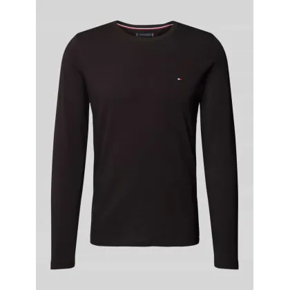Zdjęcie Tommy Hilfiger Longsleeve Stretch Tee MW0MW10804 Czarny Slim Fit