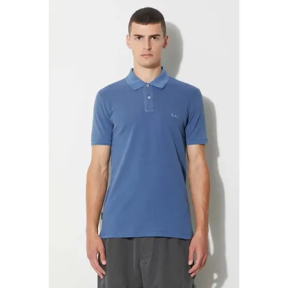 Zdjęcie Woolrich polo męski kolor granatowy gładki CFWOPO0035MRUT1483-3989
