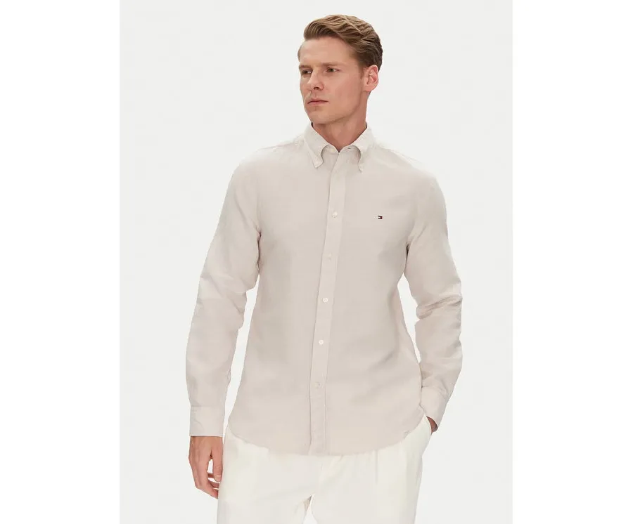 obrazek 1 Tommy Hilfiger Koszula MW0MW40704 Beżowy Regular Fit