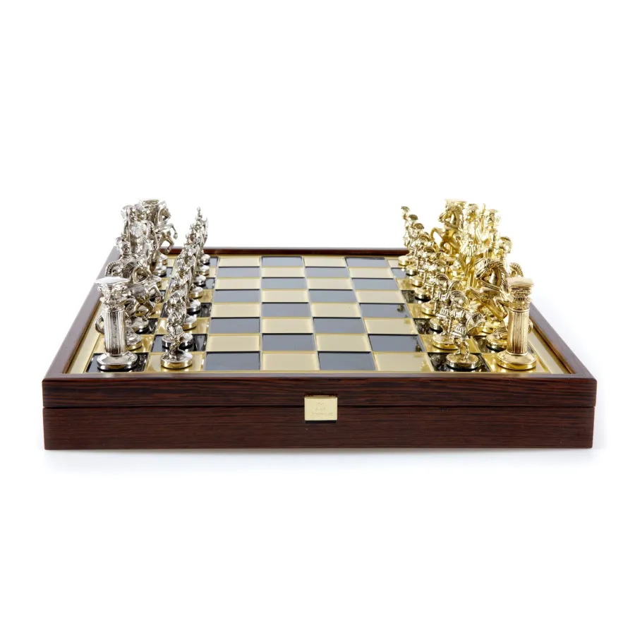 obrazek 1 Elegancki niebieski zestaw do gry w szachy - Constatntions Manopoulos
