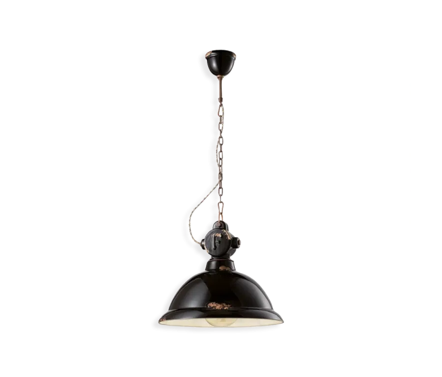 obrazek 1 Ekskluzywna włoska duża lampa wisząca retro