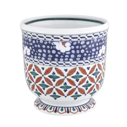 Zdjęcie Porcelanowy wazon Jardim z geometrycznym motywem roślinnym – Vista Alegre