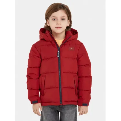 Zdjęcie Tommy Hilfiger Kurtka zimowa Alaska KS0KS00402 D Bordowy Regular Fit