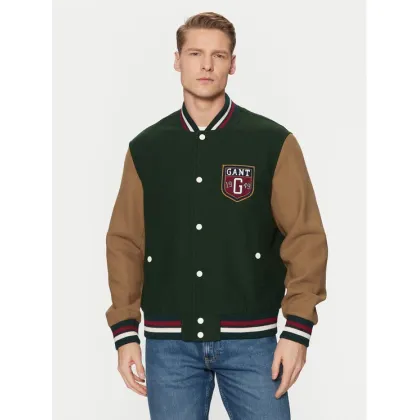 Zdjęcie Gant Kurtka bomber Varsity 7006483 Zielony Regular Fit