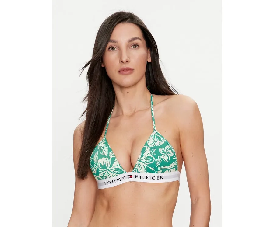 obrazek 1 Tommy Hilfiger Góra od bikini UW0UW05367 Zielony