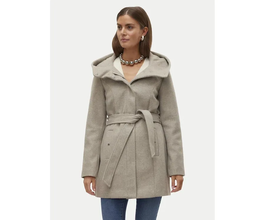 obrazek 1 Vero Moda Płaszcz przejściowy Popliva 10310779 Beżowy Regular Fit