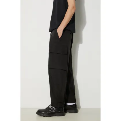 Zdjęcie Neil Barrett spodnie Fireman Loose Cargo Trousers męskie kolor czarny w fasonie cargo MY30077B-Y032-001N