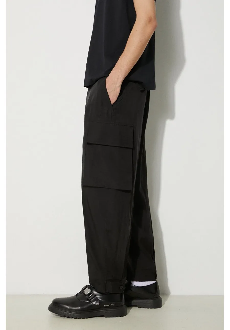 obrazek 1 Neil Barrett spodnie Fireman Loose Cargo Trousers męskie kolor czarny w fasonie cargo MY30077B-Y032-001N