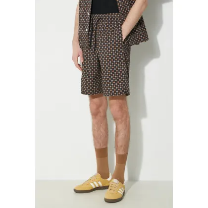 Zdjęcie A.P.C. szorty bawełniane short vincento kolor czarny COGXP-H10204